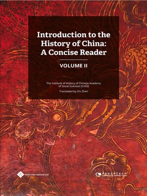cover image of Introduction to the History of China, Volume 2